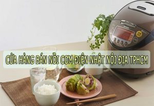 Cửa hàng bán nồi cơm điện nhật